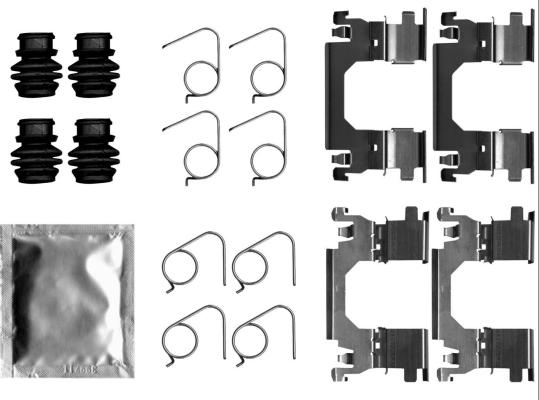 Textar 82543200 - Set accesorii, placute frana aaoparts.ro