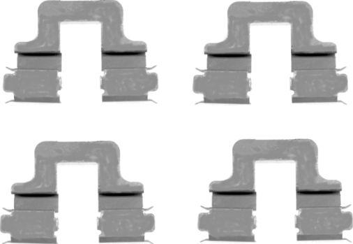 Textar 82509000 - Set accesorii, placute frana aaoparts.ro