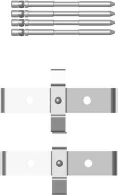 Textar 82505800 - Set accesorii, placute frana aaoparts.ro