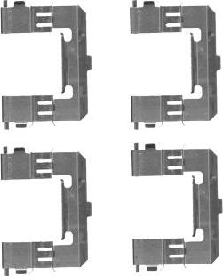 Textar 82511700 - Set accesorii, placute frana aaoparts.ro
