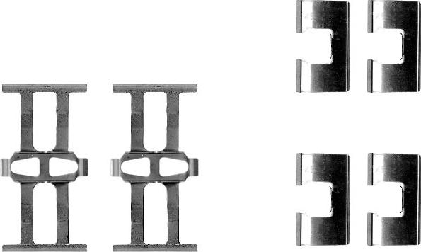 Textar 82049600 - Set accesorii, placute frana aaoparts.ro