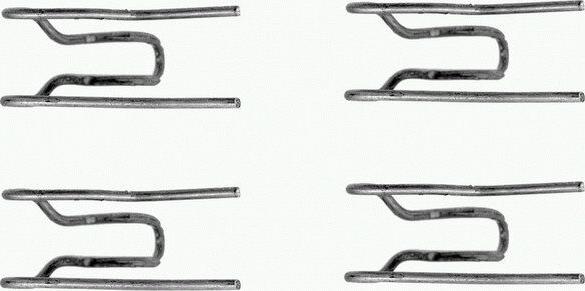 Textar 82021200 - Set accesorii, placute frana aaoparts.ro