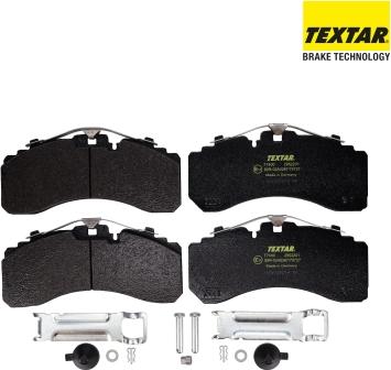 Textar 2952201 - Set placute frana,frana disc aaoparts.ro