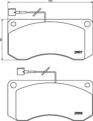 Textar 2909702 - Set placute frana,frana disc aaoparts.ro