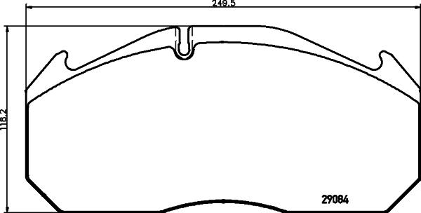 Textar 2908402 - Set placute frana,frana disc aaoparts.ro