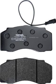 Textar 2907702 - Set placute frana,frana disc aaoparts.ro