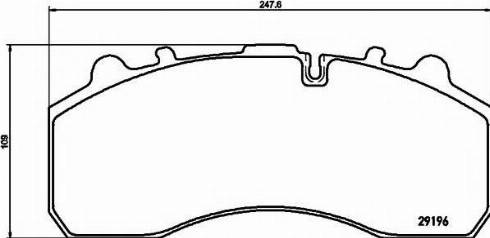 Necto FD6686 - Set placute frana,frana disc aaoparts.ro