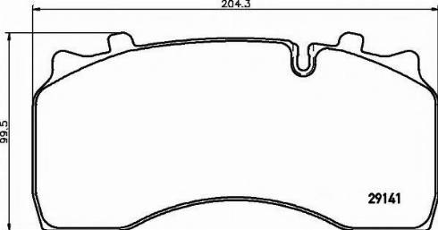 Textar 2914170 - Set placute frana,frana disc aaoparts.ro