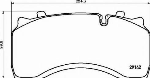 Textar 2914270 - Set placute frana,frana disc aaoparts.ro