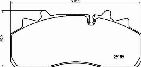 Textar 2915970 - Set placute frana,frana disc aaoparts.ro