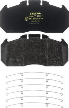 Textar 2913111 - Set placute frana,frana disc aaoparts.ro