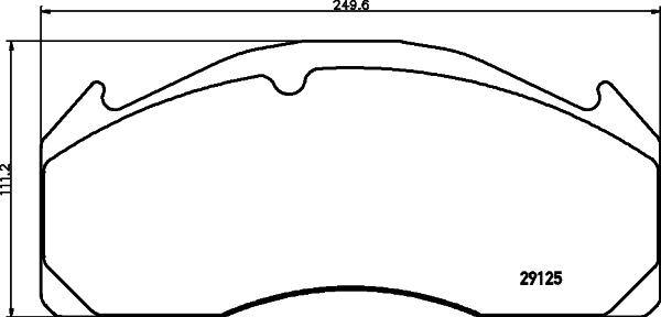 Textar 2912503 - Set placute frana,frana disc aaoparts.ro