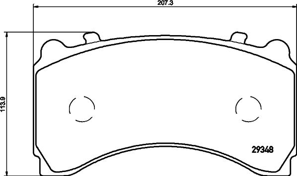 Mercedes-Benz A0084207520 - Set placute frana,frana disc aaoparts.ro