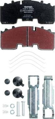 Textar 2930601 - Set placute frana,frana disc aaoparts.ro