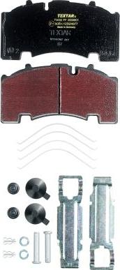 Textar 2930801 - Set placute frana,frana disc aaoparts.ro