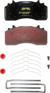 Textar 2931501 - Set placute frana,frana disc aaoparts.ro