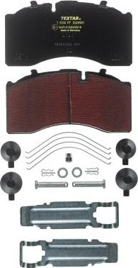 Textar 2926901 - Set placute frana,frana disc aaoparts.ro