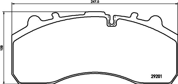 Textar 2920101 - Set placute frana,frana disc aaoparts.ro