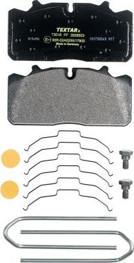 Textar 2928503 - Set placute frana,frana disc aaoparts.ro