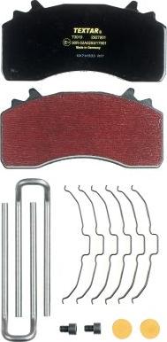 Textar 2927901 - Set placute frana,frana disc aaoparts.ro