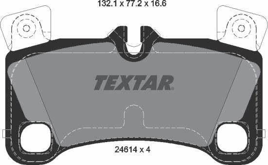 Textar 2461401 - Set placute frana,frana disc aaoparts.ro