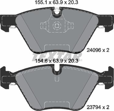 Textar 2409601 - Set placute frana,frana disc aaoparts.ro