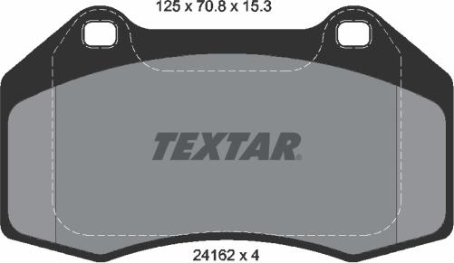 Textar 2416201 - Set placute frana,frana disc aaoparts.ro