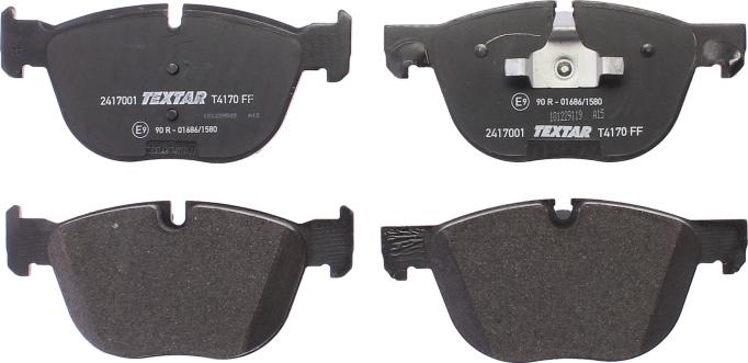 Textar 2417001 - Set placute frana,frana disc aaoparts.ro