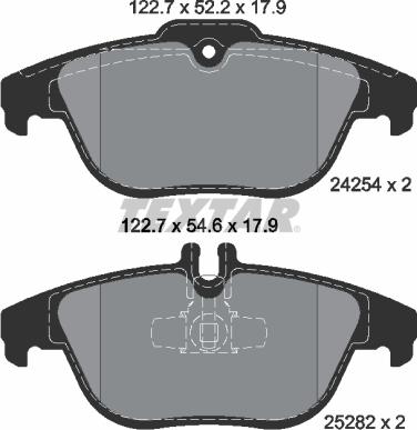 Textar 2425401 - Set placute frana,frana disc aaoparts.ro