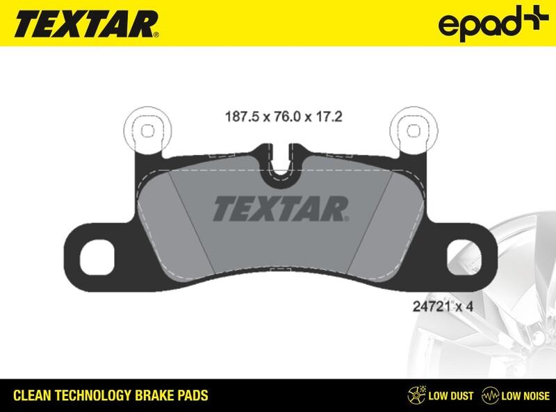 Textar 2472101CP - Set placute frana,frana disc aaoparts.ro