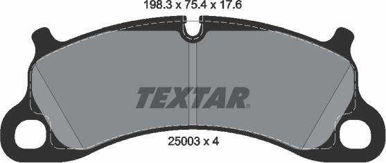 Textar 2500301 - Set placute frana,frana disc aaoparts.ro