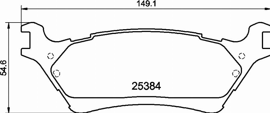 Textar 2538401 - Set placute frana,frana disc aaoparts.ro