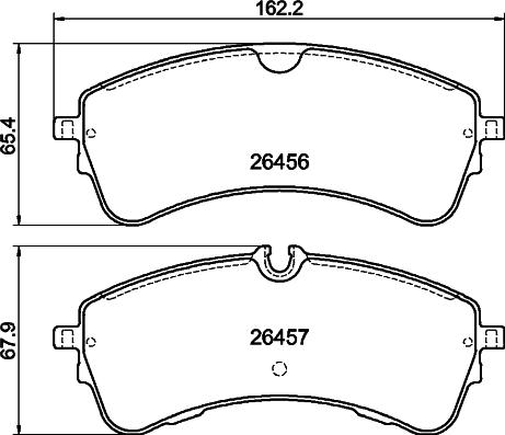 Textar 2645601 - Set placute frana,frana disc aaoparts.ro