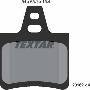 Textar 2016203 - Set placute frana,frana disc aaoparts.ro