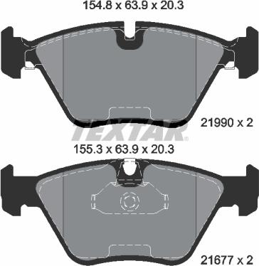 Textar 2199003 - Set placute frana,frana disc aaoparts.ro