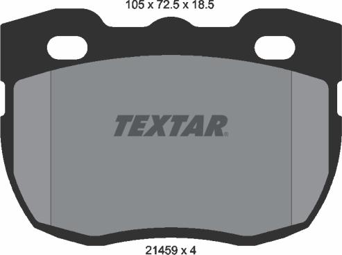 Textar 2145901 - Set placute frana,frana disc aaoparts.ro