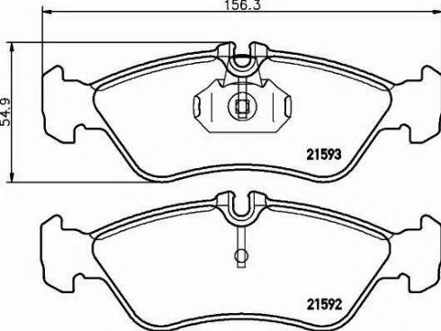 Textar 2159270 - Set placute frana,frana disc aaoparts.ro