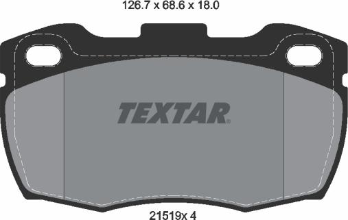 Textar 2151901 - Set placute frana,frana disc aaoparts.ro