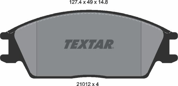 Textar 89009900 - Set frana, frana disc aaoparts.ro