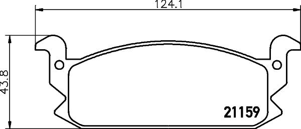 Textar 2115902 - Set placute frana,frana disc aaoparts.ro