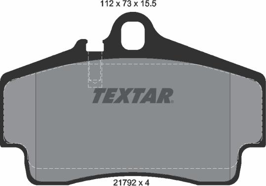 Textar 2179203 - Set placute frana,frana disc aaoparts.ro