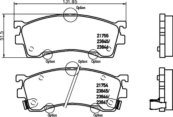 Textar 2384506 - Set placute frana,frana disc aaoparts.ro