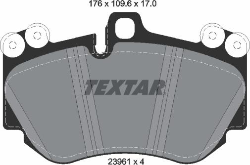 Textar 2396101 - Set placute frana,frana disc aaoparts.ro