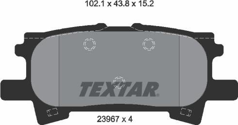 Textar 2396701 - Set placute frana,frana disc aaoparts.ro