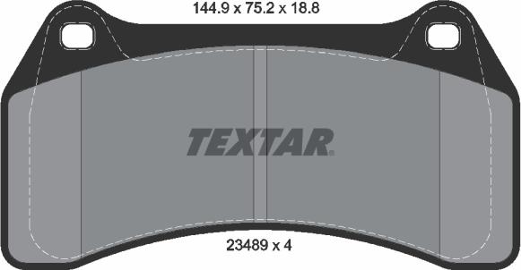 Textar 2348901 - Set placute frana,frana disc aaoparts.ro