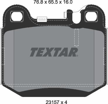 Textar 2315702 - Set placute frana,frana disc aaoparts.ro