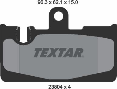 Textar 2380401 - Set placute frana,frana disc aaoparts.ro