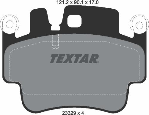 Textar 2332902 - Set placute frana,frana disc aaoparts.ro