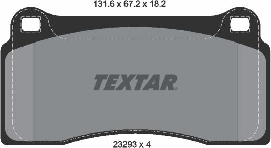 Textar 2329301 - Set placute frana,frana disc aaoparts.ro