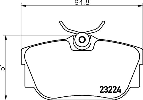 Textar 2322415 - Set placute frana,frana disc aaoparts.ro
